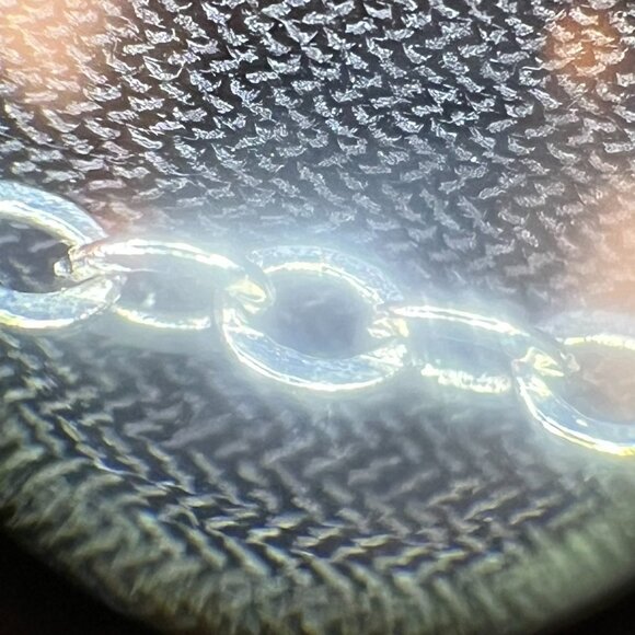 Tiger’s Eye Natural Stone Vial Pendant • 20” Silver Tone Chain • Keepsake Urn - Picture 8 of 9